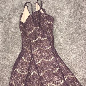 Patterned pink dress